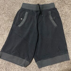 Jordan Black and Gray Shorts